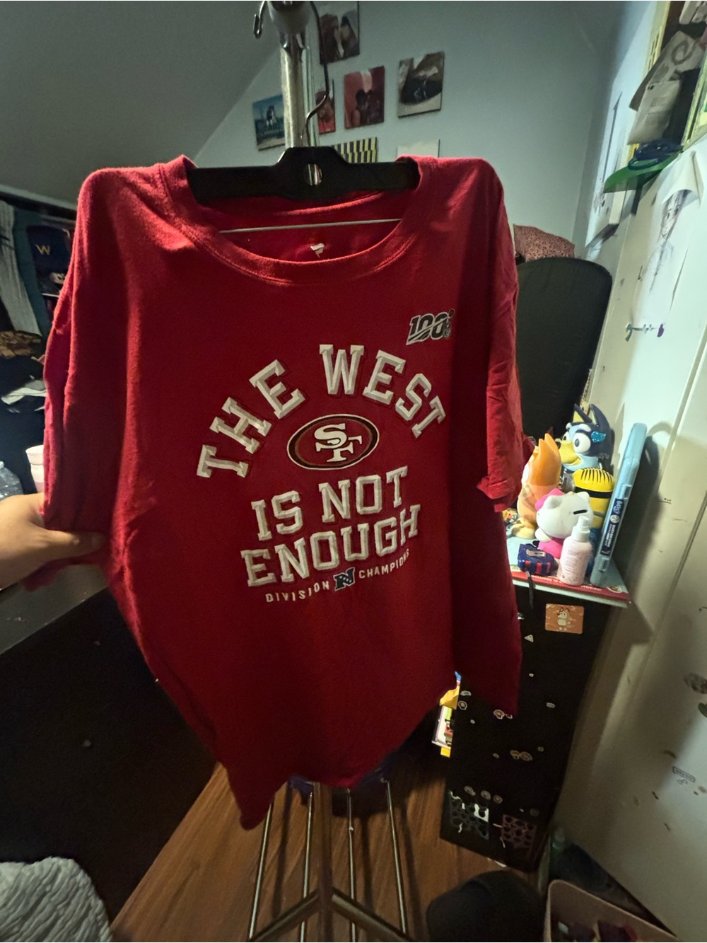 Fanatics Red 'The West Is Not Enough' Short Sleeve Tee